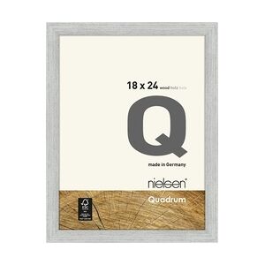 Nielsen Holzrahmen 6534007 Quadrum 18x24cm silber