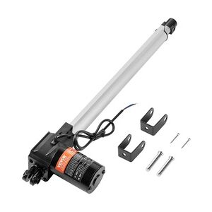 VEVOR 6000N Linear Actuator DC 12V Linearantrieb IP44 Elektrischer Linearmotor 400mm Hublänge Geräuschpegel ≤50dB Elektrische Türöffner 5mm/s Fahrgeschwindigkeit Lineartechnik Verstellantrieb