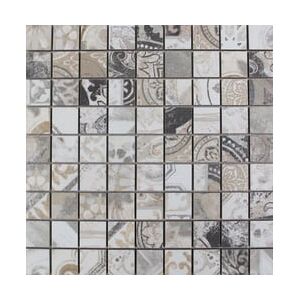 Weitere Mosaikfliese Ghirigori 31 x 31 cm beige-weiß Steinmaß: ca. 3,3 x 3,3 cm