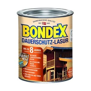 Bondex Dauerschutz Lasur 750 ml ebenholz