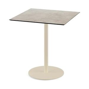 Urban Terrassentisch Sand gestell + Moonstone HPL 70x70 cm