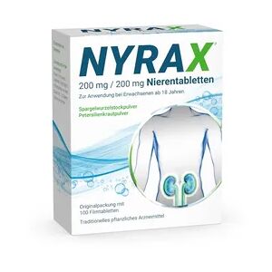 Heilpflanzenwohl NYRAX 200 mg/200 mg Nierentabletten Nierenfunktion & Ausschwemmung