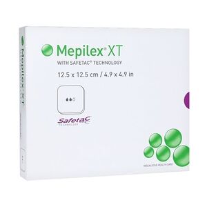 ToRa Pharma GmbH MEPILEX XT 12,5x12,5 cm Schaumverband 5 Stück