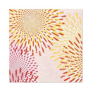 200 Servietten, 3-lagig 1/4-Falz 33 cm x 33 cm Bubbly Fireworks