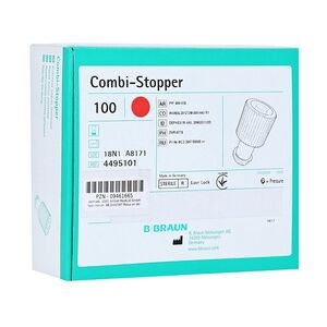 1001 Artikel Medical KOMBI STOPPER Verschlusskonen rot 100 Stück