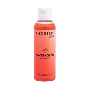 Amorelie Wärmendes Massageöl Erdbeere - 100 ml Körperöl
