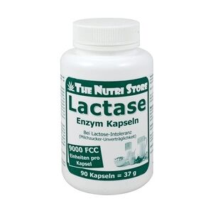 The Nutri Store LACTASE 9.000 FCC Enzym Kapseln Verdauung