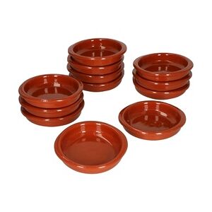 12er Set Cazuela Tonschale mit Griffen 10cm - 99511