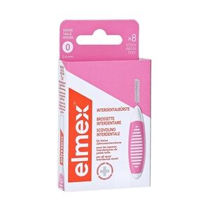 Gaba ELMEX Interdentalbürsten ISO Gr.0 0,4 mm rosa 8 Stück