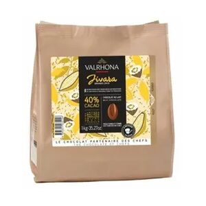 Valrhona Jivara 40% Vollmilch Kuvertüre (1Kg)