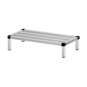 VEVOR 48'' x 14'' x 8'' Aluminium-Stauholzregal, kommerzielles Bodenregal für Lebensmittel, 1000 Pfund