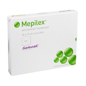 Mölnlycke Health Care GmbH MEPILEX 15x17 cm Schaumverband 5 Stück