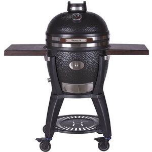 Keramikgrill Avantgarde Classic mit Gestell und Seitentische Grillfläche ø 46 cm - Monolith