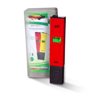 Wasserstelle PH TESTER ATC PH-2011, 0-14 PH, ph Tester (rot in Box)