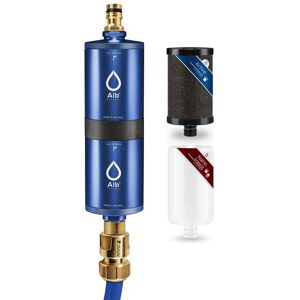 Blaufaktor GmbH & Co. KG Alb Mobil Fusion Camping-Wasserfilter, Active Nano, Aluminium Blau