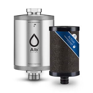 Blaufaktor GmbH & Co. KG Alb Trinkwasserfilter Active, Trinkwasserfilter-Untertisch Edelstahl