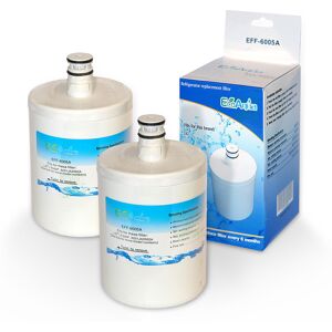 EcoAqua 2x EFF-6005A Wasserfilter, alternativ für LG LT500P Kühlschrankf. 5231JA2002A