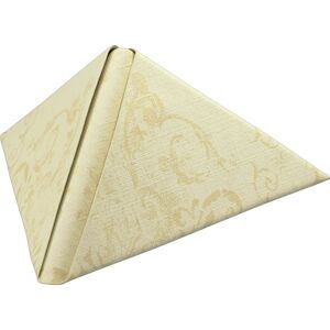 Serviette Dunilin Opulent cream 40x40 cm 1/4 Falz 45 Stück