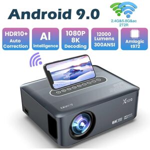 Projector Eu Transspeed X1 8k 4k 1920*1080p Projektor Amlogic T972 300ansi Dual Wifi Bt5.0 Hdr10 + Sprachsteuerung Tragbare Home Media Video