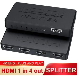 Meiteai-All 1 In 4 Out 4k Hdmi Splitter Hdmi Switcher Kompatibler Adapter Hd 1080p Videokonverter Für Ps4 Dvd Hdtv Pc Laptop Monitor Projektor