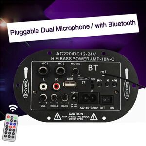 Leatrice 8 Zoll 10 Zoll 12v 24v 220v Dreizweck-Sf-2mic-Auto-Digitalverstärker Mono-Bluetooth-Funktion