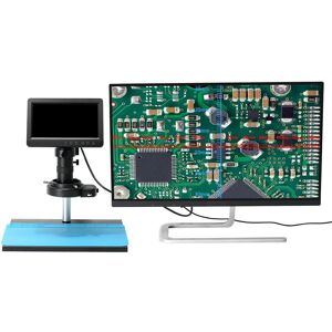 Tomtop Jms 26mp 1080p 7 Zoll Lcd-Videomikroskop Mit 150x C-Mount-Objektiv Elektronische Mikroskopkamera Mit