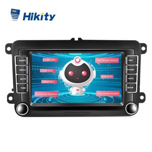 Hikity Ai Voice 8-Kern 8+128g/4+64g Android 10.0 Autoradio Stereo 7 Zoll Autoradio-Player Für Vw Mit 4g/wifi Apple Carplay Android Auto Gps Dsp