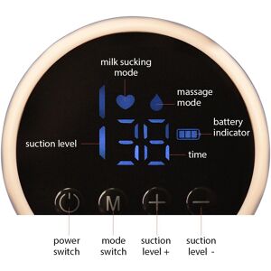 Tomtop Jms Tragbare, Freihändige, Unsichtbare Elektrische Milchpumpe, Tragbare Integrierte Milchpumpe, 3 Modi, 9 Stufen