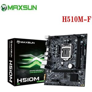 Maxsun Komplett Neues Motherboard Challenger H510m-F Usb3.1 Lga1200 M-Atx Sata3 Pci-E Nvme Unterstützung Intel 10 11 Core Dual Channel Ddr4