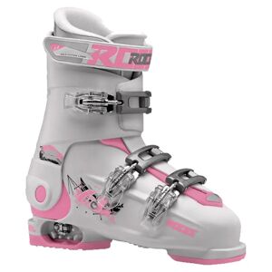Roces - Idea Free Skischuh verstellbar L Kinder weiß pink 22,5-25,5