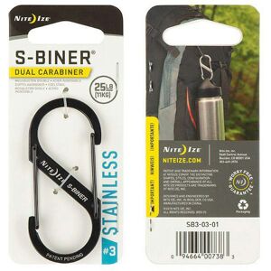 Nite Ize S-biner Dual#3 Black NONE