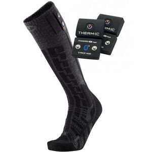 Therm-Ic Ultra Warm Comfort Ski Socks S.E.T. + S-pack 1400B 35 - 36 Black / Grey