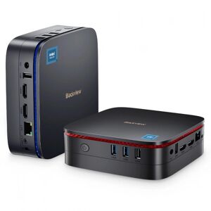 Blackview MP60 Mini PC, Intel N95 4 Kerne bis zu 3.4GHz, 16GB RAM 512GB SSD, 2*HDMI 4K 60Hz Dual Screen Display