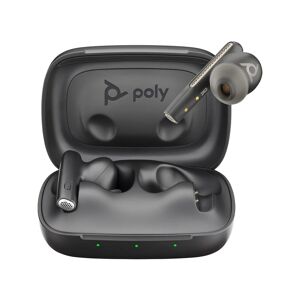 HP Poly Voyager Free 60 UC Black Earbuds +BT700 USB-C Adapter +Basic-Ladeetui