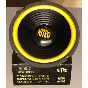 Nitro B10LC 10 Zoll Subwooferchassis mit 250 Watt auf 4 Ohm   Stück