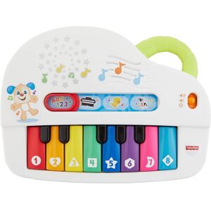 Fisher Price Erstes Keyboard - Tragbares Spielzeugklavier Mit 4 Spielmöglichkeiten Liedern Lichtern Und Geräuschen Spielerisches Lernen Spricht Deutsch Ab 6 Monaten/ 1 Jahr Gfk01