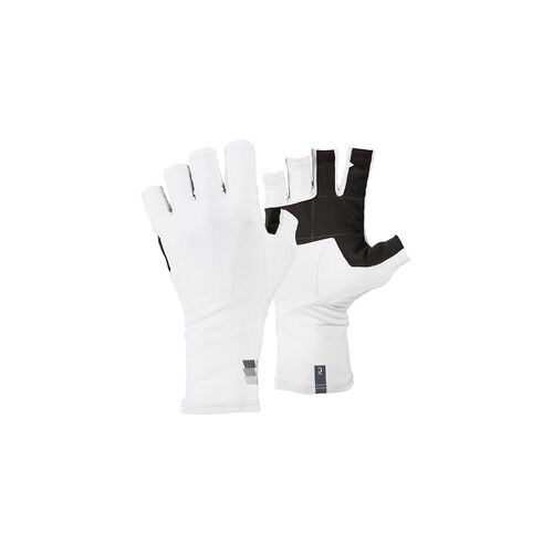 CAPERLAN Angelhandschuhe Halbfingerhandschuhe 500 Anti-UV, grau, M