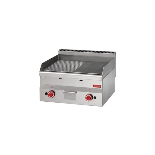 Gastro M 600 Gasgrillplatte 60/60FTRG 2/3 Glatt und 1/3 Gerillt