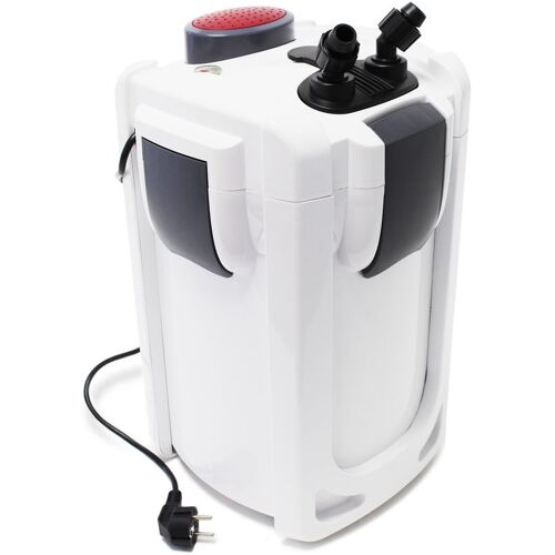 SUNSUN HW-704B Aquariumaußenfilter 2000 L/h 45 w mit 9 w uv und 4 Stufen Filter Aquarium – weiß – Sunsun