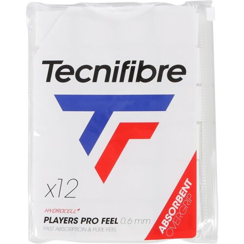 Tecnifibre Set von 12 Tennis Overgrips Tecnifibre Players Pro Feel – Blanc