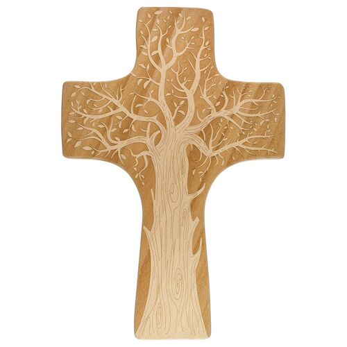 Holzkreuz »Lebensbaum«