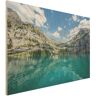 Holzbild Traumhafter Bergsee