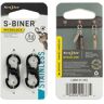 Nite Ize S-Biner MicroLock 2-pack NONE Musta