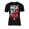 fcbayernmnchen FC Bayern München Mia San Mia T-Shirt Schwarz - 2XL