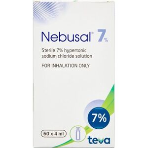 226478 Nebusal 7 pct.hypert.natr.klor Medicinsk udstyr 60 x 4 ml