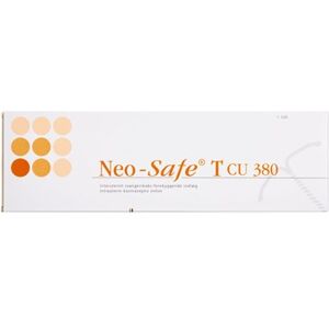 Neo-safe kobberspiral t c 380 Medicinsk udstyr 1 stk