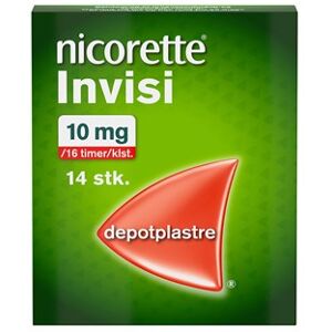 Nicorette Invisi 10 mg/16 timer 14 stk Depotplastre