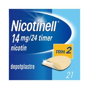 Nicotinell 14 mg/24 timer 21 stk Depotplastre