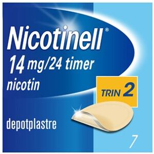 Nicotinell 14 mg/24 timer 7 stk Depotplastre