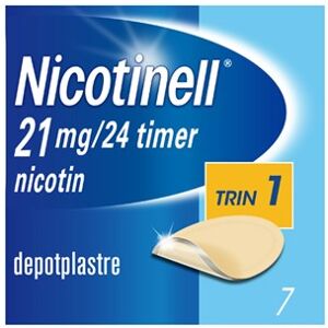 Nicotinell 21 mg/24 timer 7 stk Depotplastre